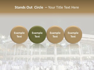 A Large Building With A Clock Tower In The Background PowerPoint Template