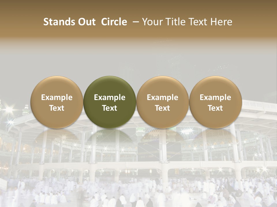 A Large Building With A Clock Tower In The Background PowerPoint Template