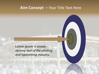 A Large Building With A Clock Tower In The Background PowerPoint Template