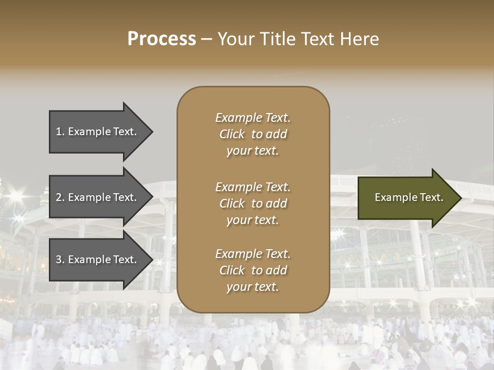 A Large Building With A Clock Tower In The Background PowerPoint Template