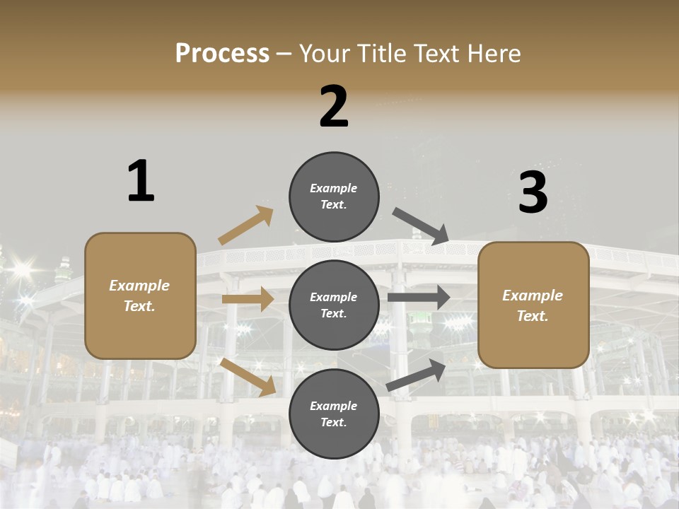 A Large Building With A Clock Tower In The Background PowerPoint Template