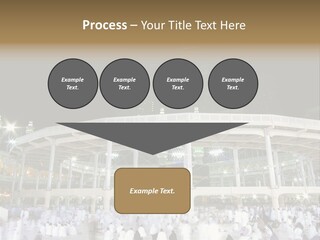 A Large Building With A Clock Tower In The Background PowerPoint Template