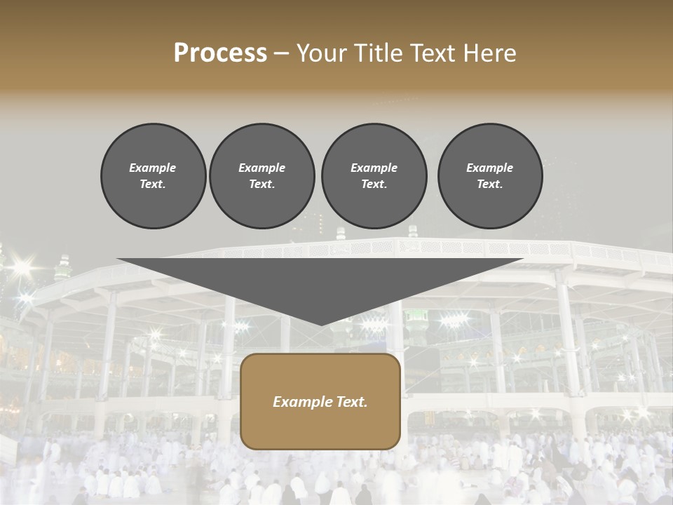 A Large Building With A Clock Tower In The Background PowerPoint Template