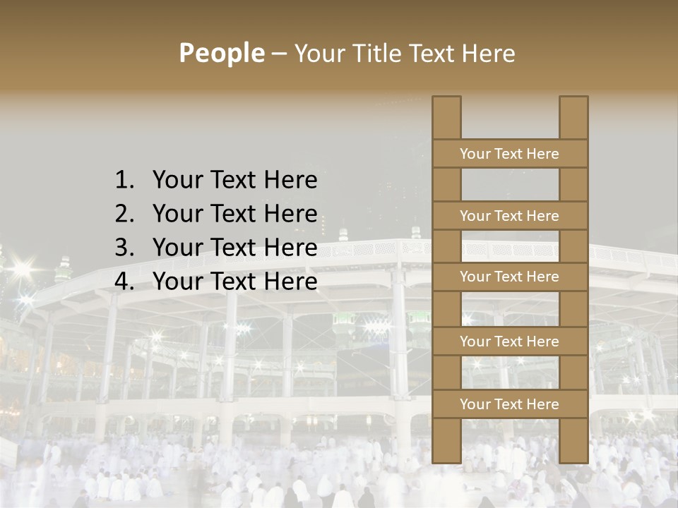 A Large Building With A Clock Tower In The Background PowerPoint Template