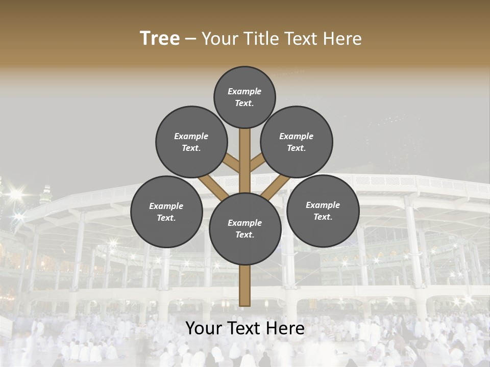 A Large Building With A Clock Tower In The Background PowerPoint Template