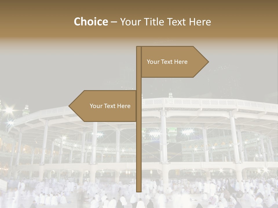 A Large Building With A Clock Tower In The Background PowerPoint Template