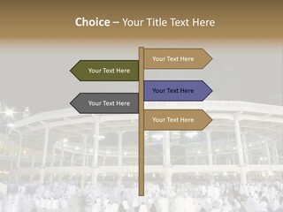 A Large Building With A Clock Tower In The Background PowerPoint Template