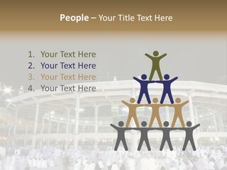 A Large Building With A Clock Tower In The Background PowerPoint Template