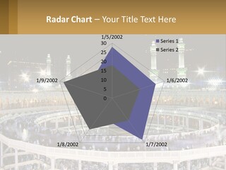 A Large Building With A Lot Of Lights In It PowerPoint Template