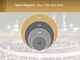 A Large Building With A Lot Of Lights In It PowerPoint Template