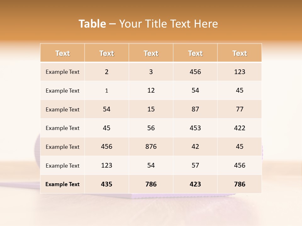 A Yoga Mat On A Table With A White Background PowerPoint Template