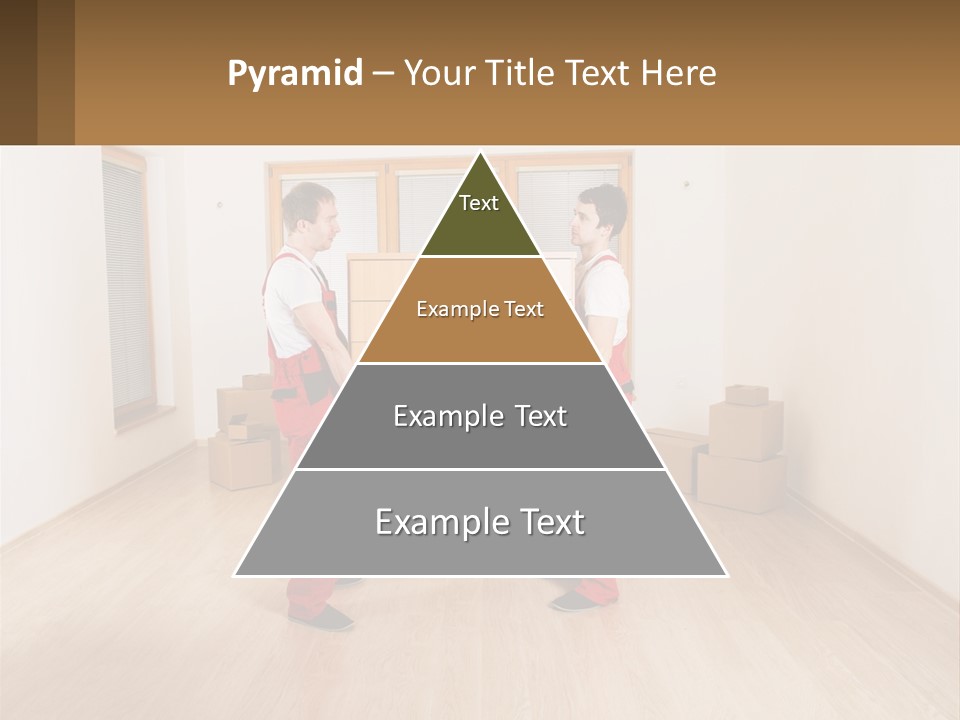 A Couple Of Men Standing Next To Each Other In A Room PowerPoint Template