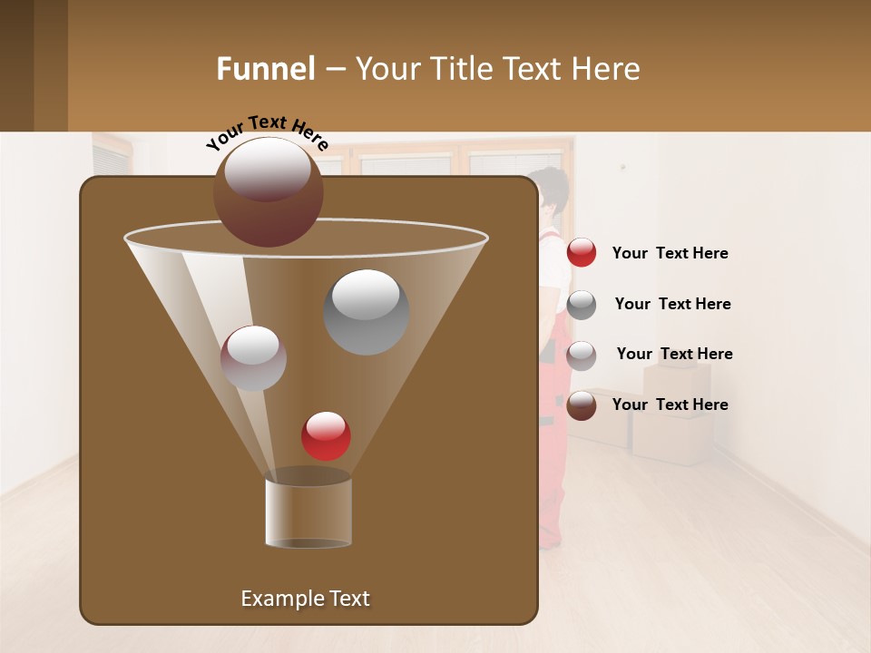 A Couple Of Men Standing Next To Each Other In A Room PowerPoint Template