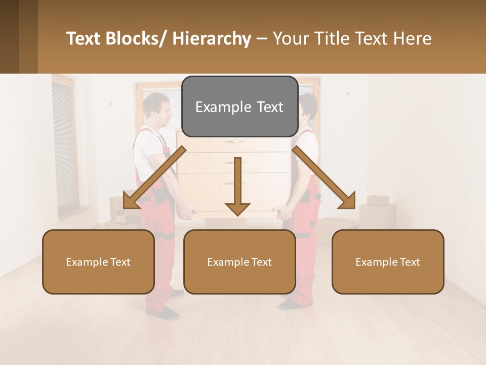 A Couple Of Men Standing Next To Each Other In A Room PowerPoint Template
