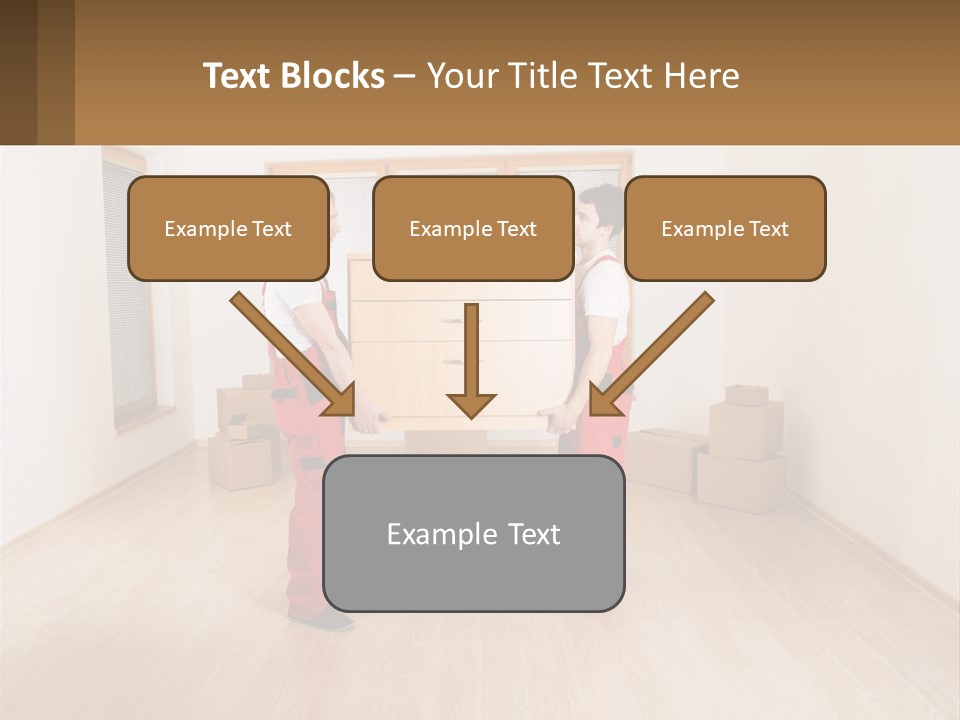 A Couple Of Men Standing Next To Each Other In A Room PowerPoint Template