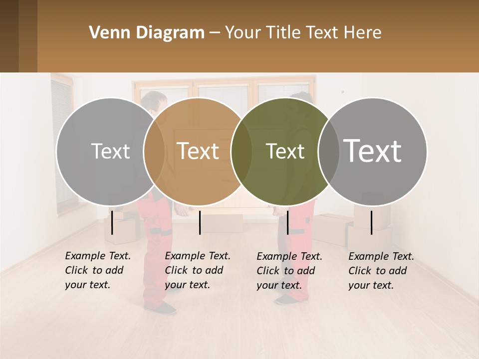 A Couple Of Men Standing Next To Each Other In A Room PowerPoint Template