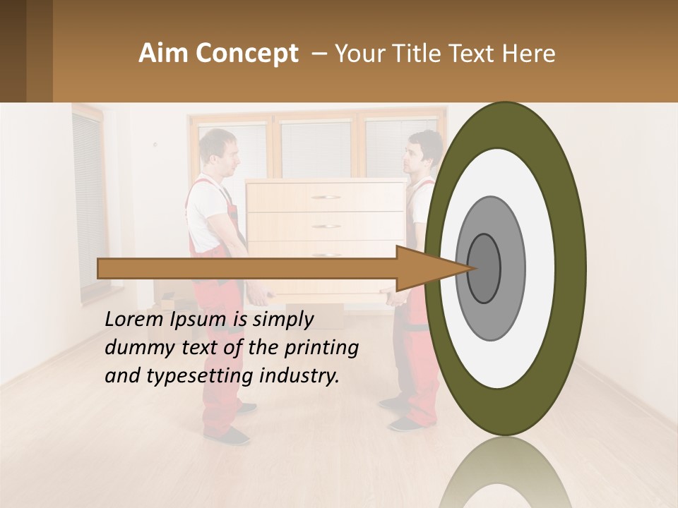 A Couple Of Men Standing Next To Each Other In A Room PowerPoint Template