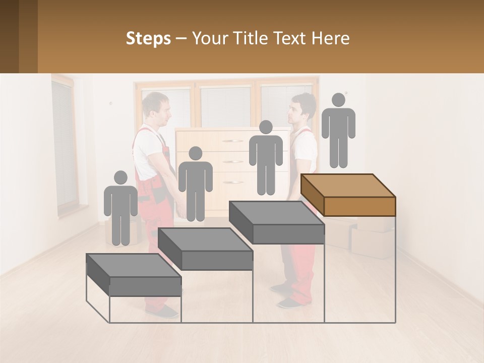 A Couple Of Men Standing Next To Each Other In A Room PowerPoint Template