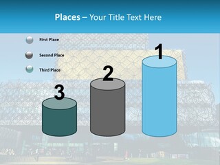 A Building That Has A Lot Of Windows On It PowerPoint Template