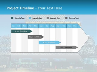 A Building That Has A Lot Of Windows On It PowerPoint Template