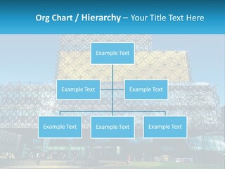 A Building That Has A Lot Of Windows On It PowerPoint Template