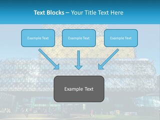 A Building That Has A Lot Of Windows On It PowerPoint Template