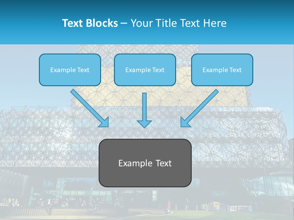 A Building That Has A Lot Of Windows On It PowerPoint Template