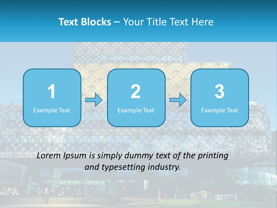 A Building That Has A Lot Of Windows On It PowerPoint Template
