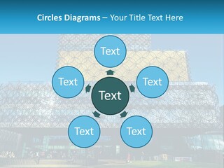 A Building That Has A Lot Of Windows On It PowerPoint Template