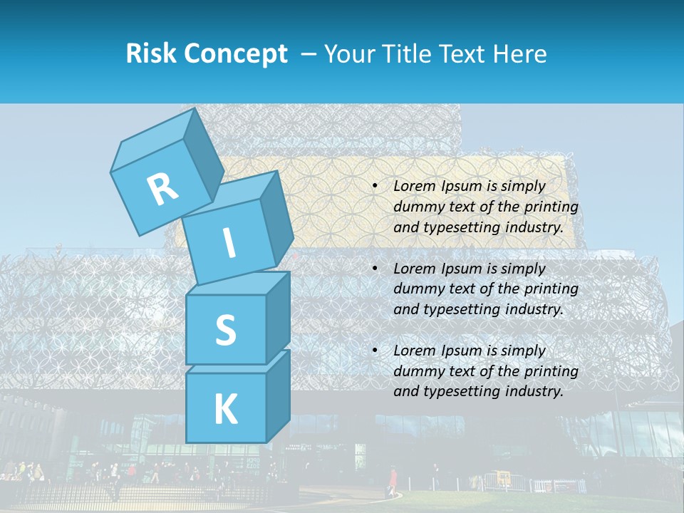 A Building That Has A Lot Of Windows On It PowerPoint Template