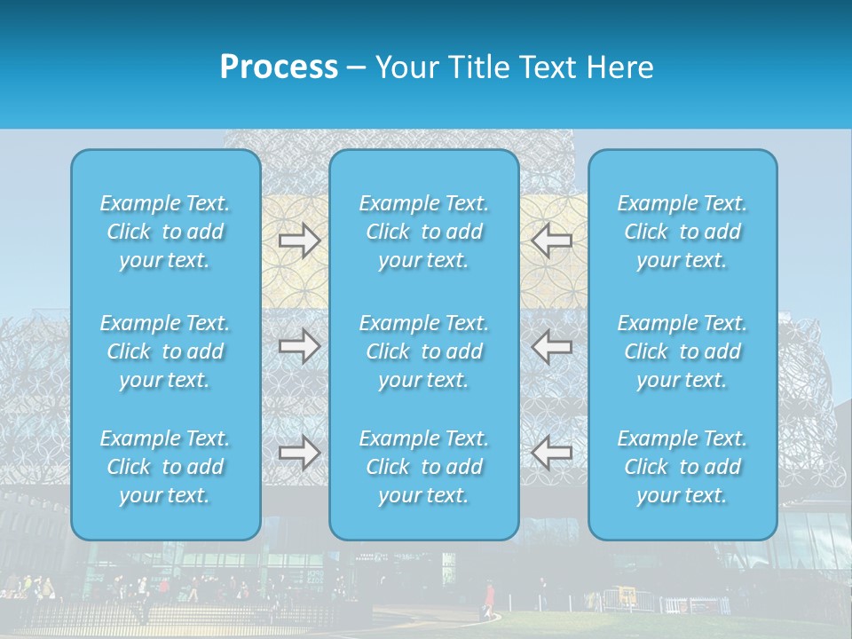 A Building That Has A Lot Of Windows On It PowerPoint Template