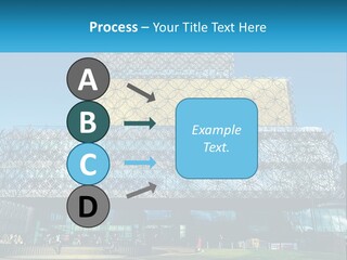 A Building That Has A Lot Of Windows On It PowerPoint Template