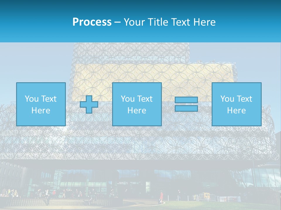 A Building That Has A Lot Of Windows On It PowerPoint Template