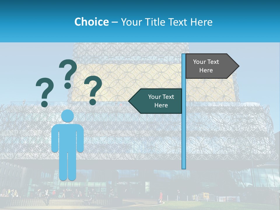 A Building That Has A Lot Of Windows On It PowerPoint Template