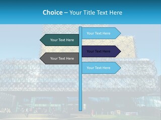 A Building That Has A Lot Of Windows On It PowerPoint Template