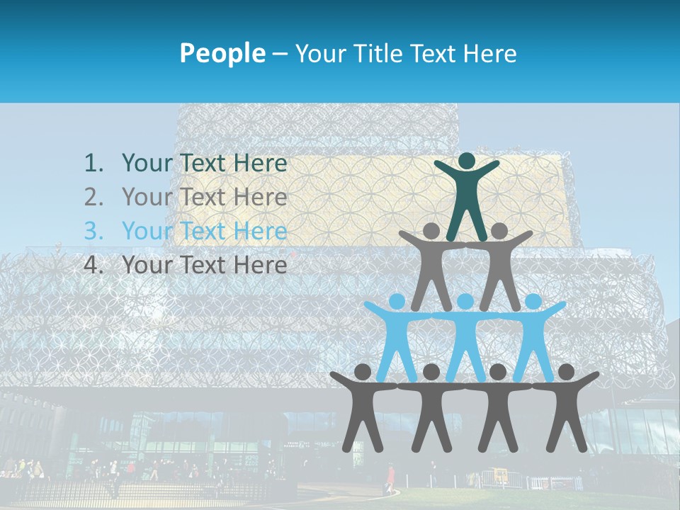 A Building That Has A Lot Of Windows On It PowerPoint Template