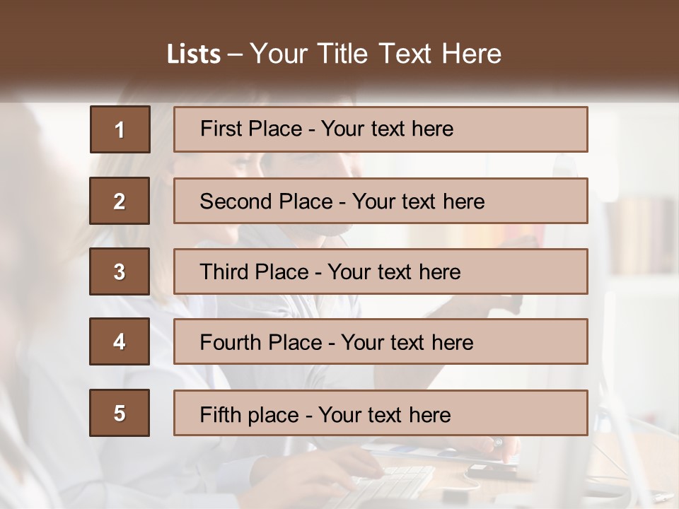 A Man And Woman Looking At A Computer Screen PowerPoint Template