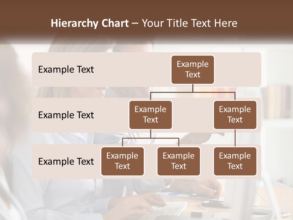 A Man And Woman Looking At A Computer Screen PowerPoint Template