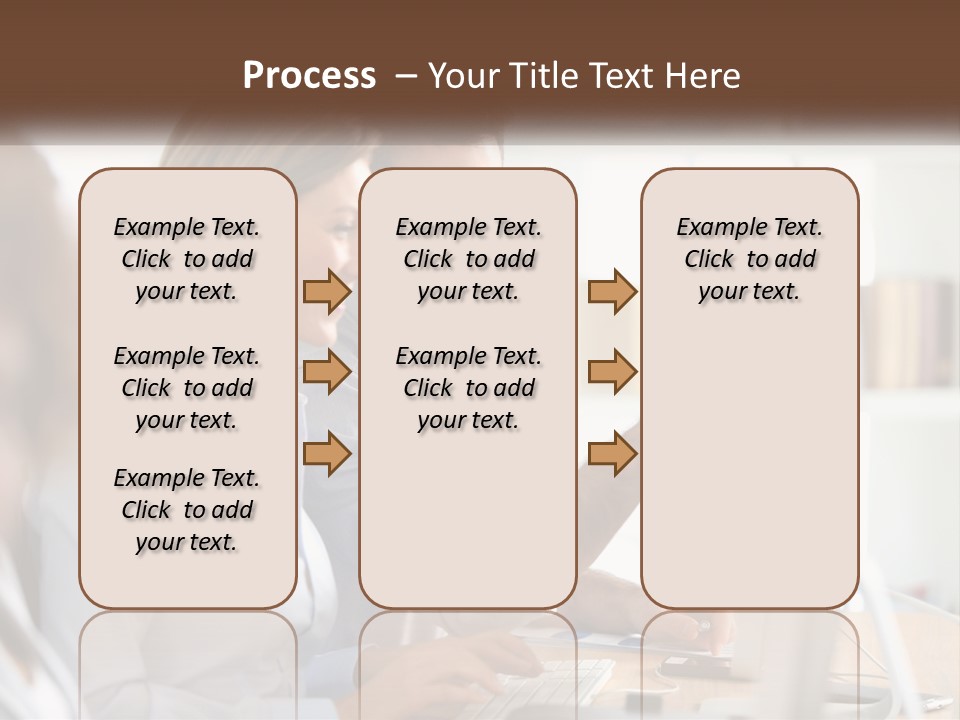 A Man And Woman Looking At A Computer Screen PowerPoint Template