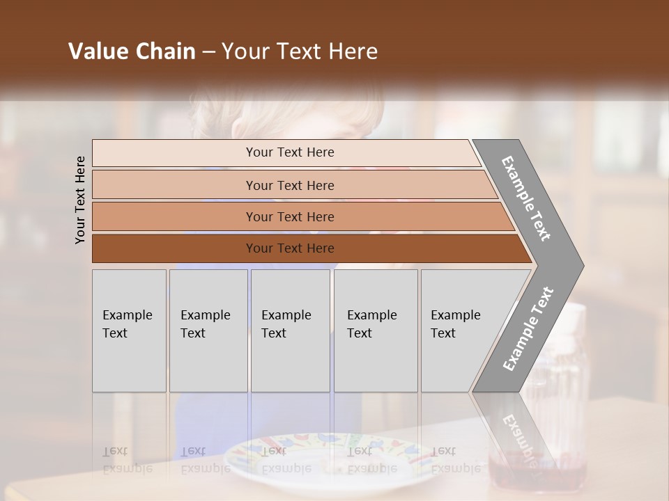 A Little Boy Drinking From A Red Cup PowerPoint Template