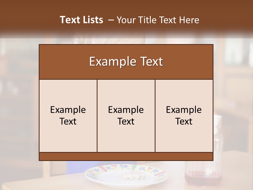 A Little Boy Drinking From A Red Cup PowerPoint Template