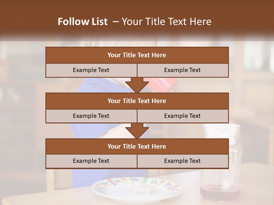 A Little Boy Drinking From A Red Cup PowerPoint Template