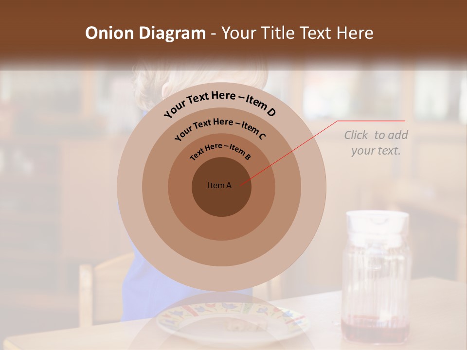 A Little Boy Drinking From A Red Cup PowerPoint Template