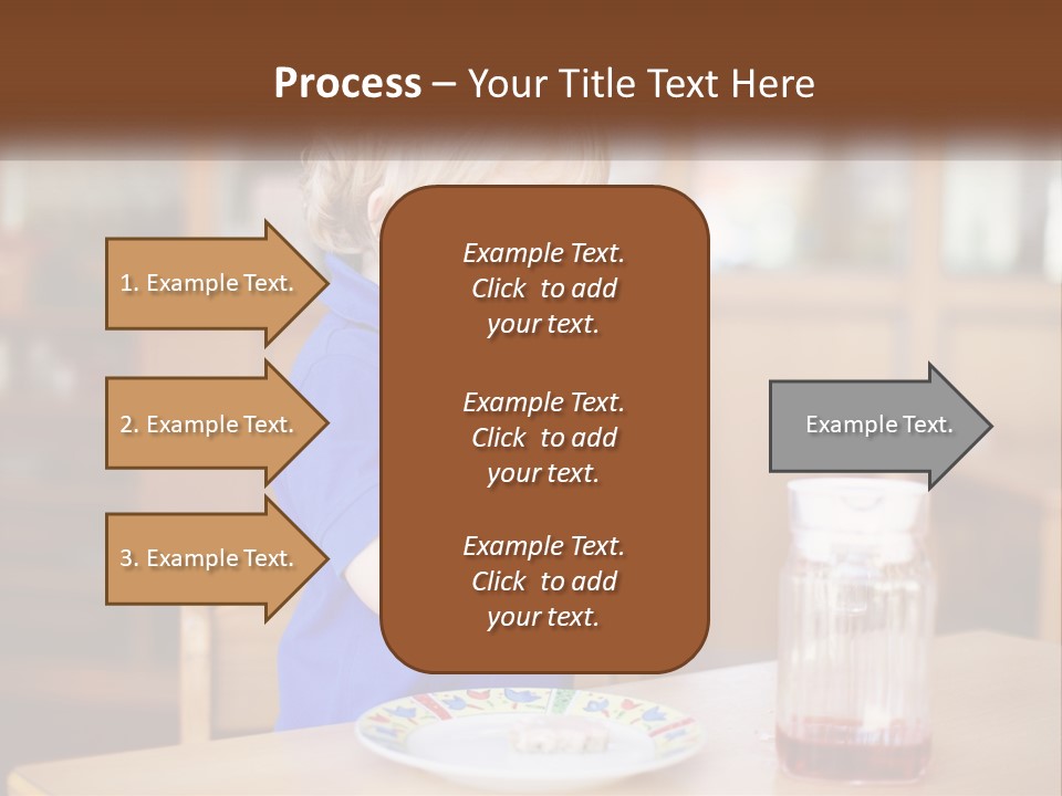 A Little Boy Drinking From A Red Cup PowerPoint Template