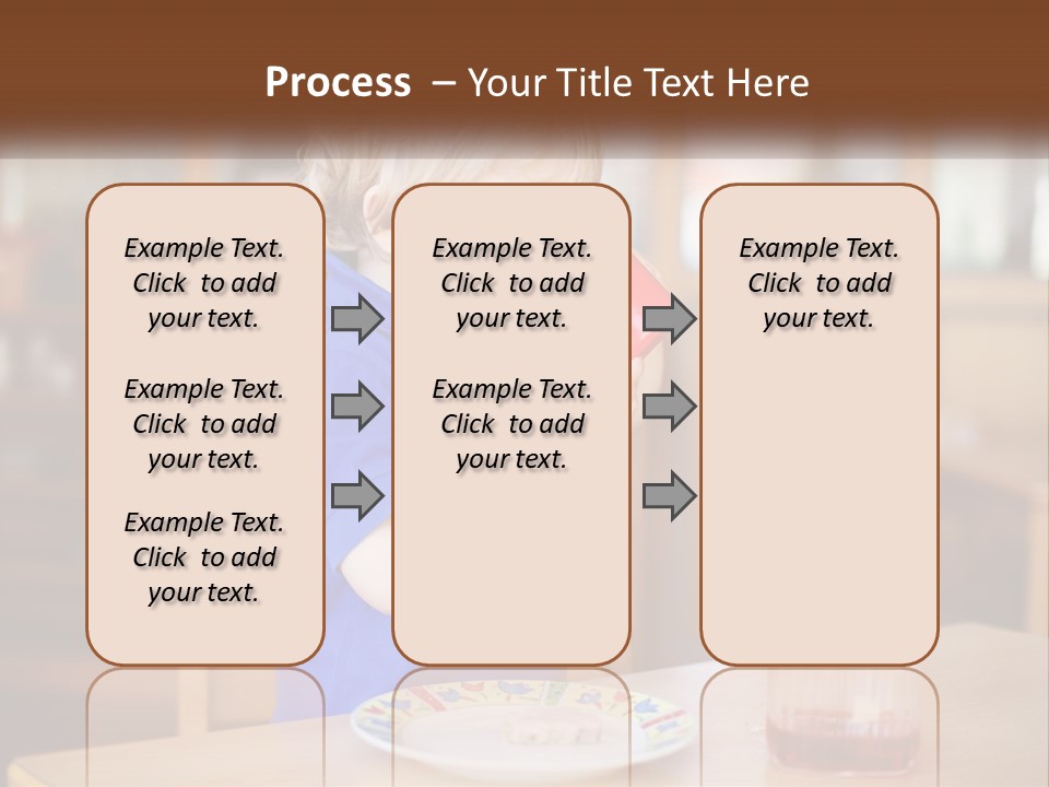 A Little Boy Drinking From A Red Cup PowerPoint Template