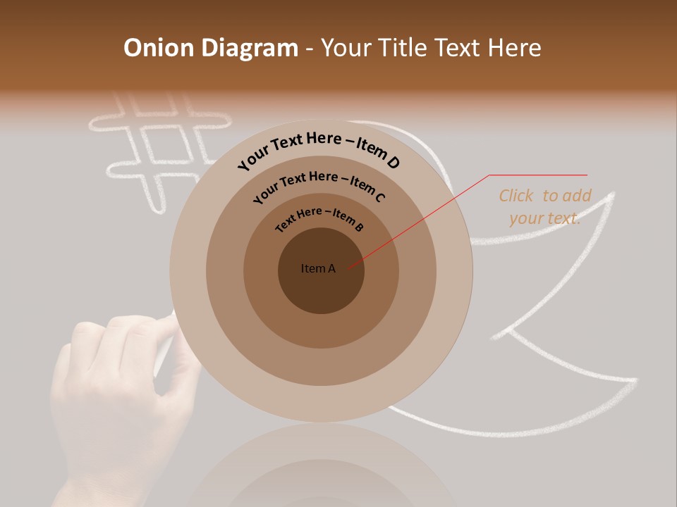 A Person Writing On A Blackboard With A White Marker PowerPoint Template