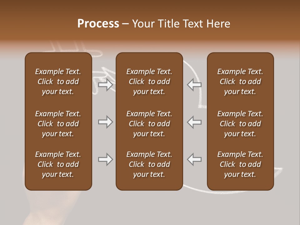 A Person Writing On A Blackboard With A White Marker PowerPoint Template