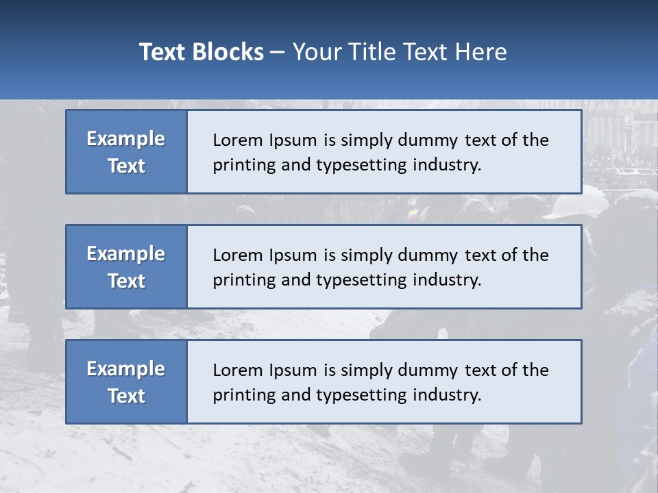 A Group Of Military Men Standing In The Snow PowerPoint Template