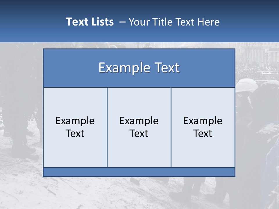 A Group Of Military Men Standing In The Snow PowerPoint Template