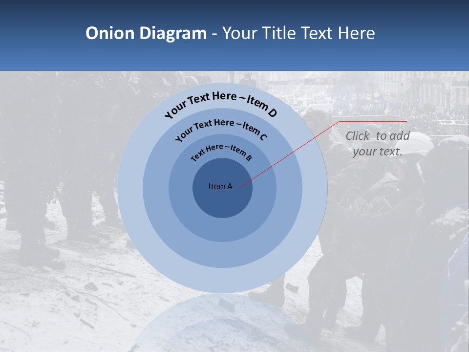 A Group Of Military Men Standing In The Snow PowerPoint Template